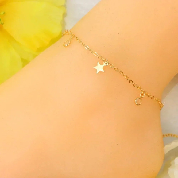 Minimalist Anklet, Sleek & Modern Design, Women’s Fashion, YC110307-A - Picture 10 of 11